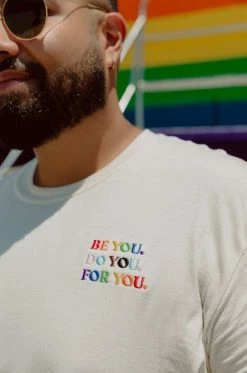 MSLOLA Be You Pride Unisex Tee - Nude Tops