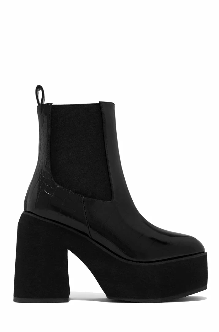 LEMND Shoes Pamela - Black Croc