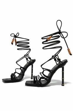 SOME Ophelia - Black PU Shoes