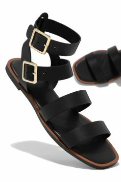 QUPD Tropical Breeze - Black Shoes