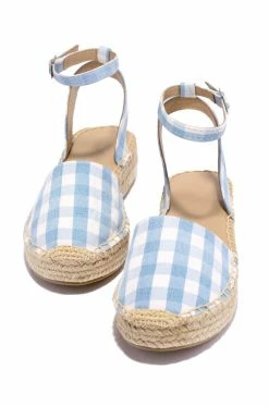 SODA Road To Hana - Blue Gingham Shoes