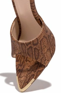 SOME Shoes Raquel - Brown Snake