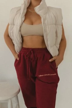 MSLOLA Vibra Con El Corazón - Burgundy