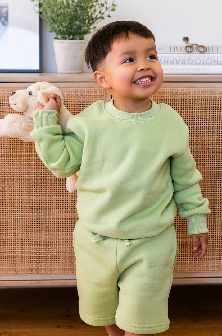 LOLAKID Mini Cozy Feels - Sage Activewear