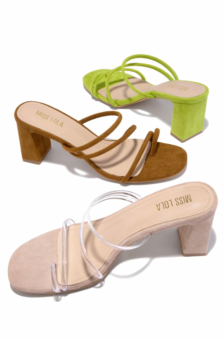 SOME Elci - Nude/Clear Shoes