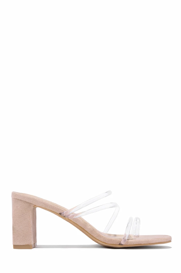 SOME Elci - Nude/Clear Shoes