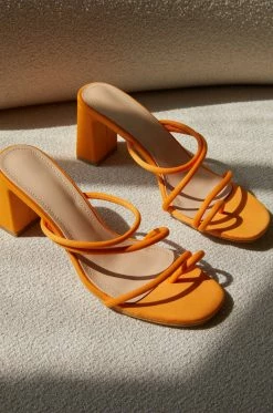 SOME Elci - Orange Lycra Shoes