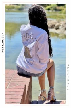 MSLOLA Sweaters Virgo Zodiac Crewneck Sweatshirt - White