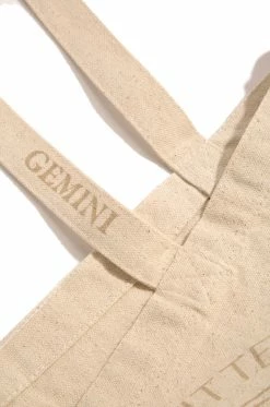 MSLOLA Accessories Gemini Zodiac Tote Bag - Nude