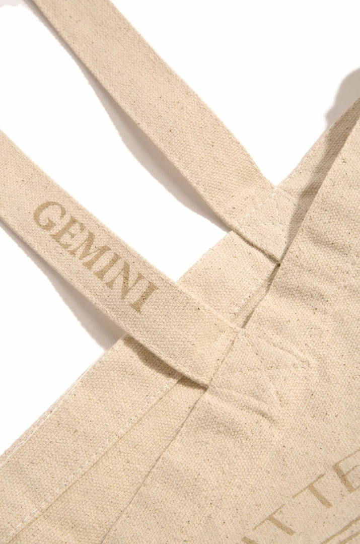 MSLOLA Accessories Gemini Zodiac Tote Bag - Nude