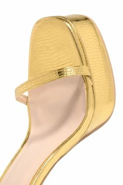 SOME Paige - Gold Shoes