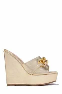 PZLE Resort Vibes - Gold Shoes