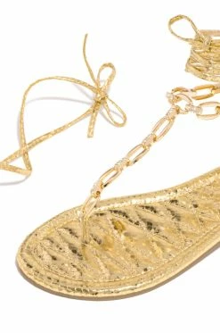 SOME Island Paradise - Gold Snake Shoes