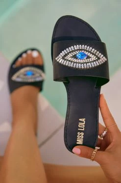 OLVJAY Good Vibes - Black Shoes