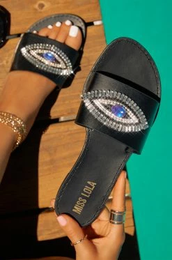 OLVJAY Good Vibes - Black Shoes