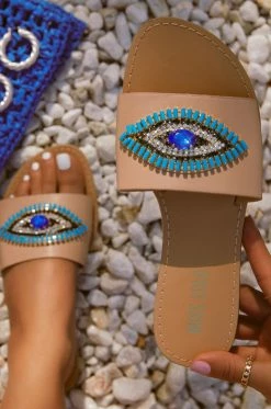 OLVJAY Shoes Good Vibes - Nude