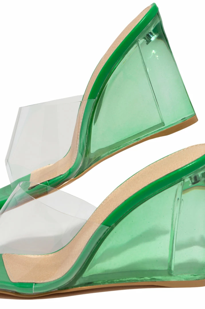 OLVJAY Devica - Green Shoes