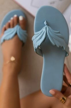 OLVJAY Like An Angel - Light Blue PU Shoes