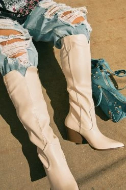 QUPD Shoes Mackenzie - Ivory