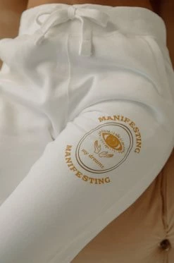 MSLOLA Manifesting Jogger - White