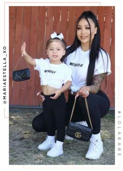LOLAKID Tops Motivated AF Kids Tee - White