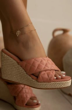 NATBREEZE Life Is Good Wedge - Mauve