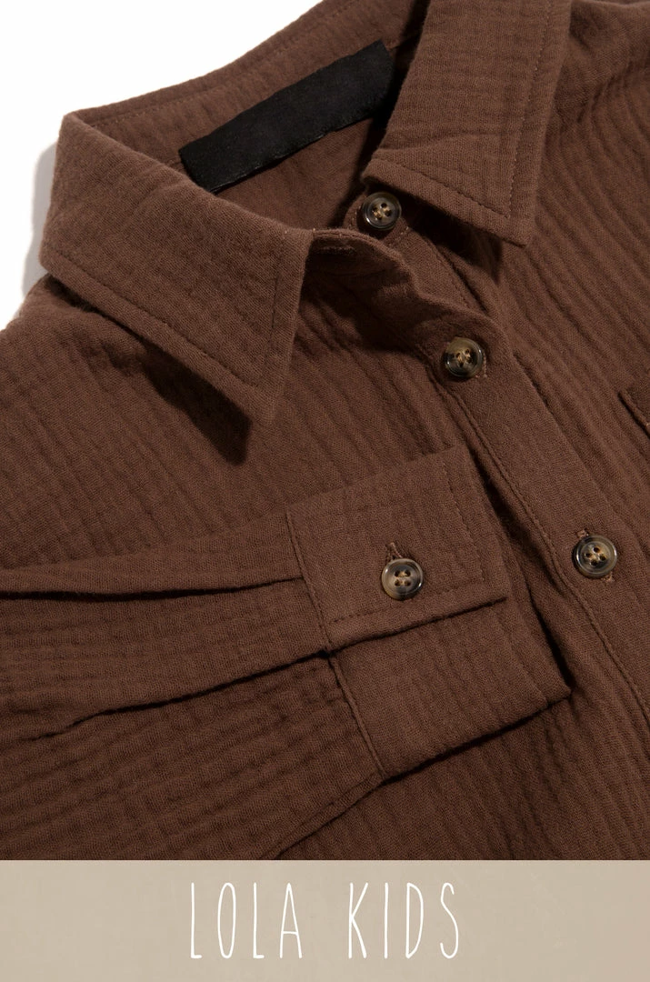 LOLAKID Mini Weekend Chill - Mocha Clothing
