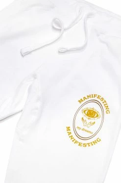 MSLOLA Manifesting Jogger - White