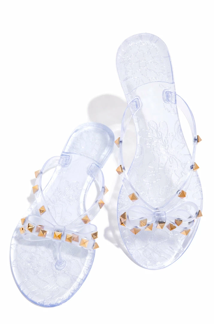 WDIVA Miss Posh - Clear Shoes