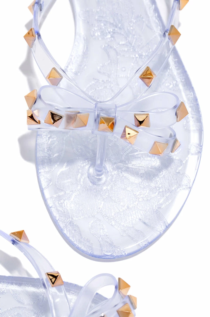 WDIVA Miss Posh - Clear Shoes