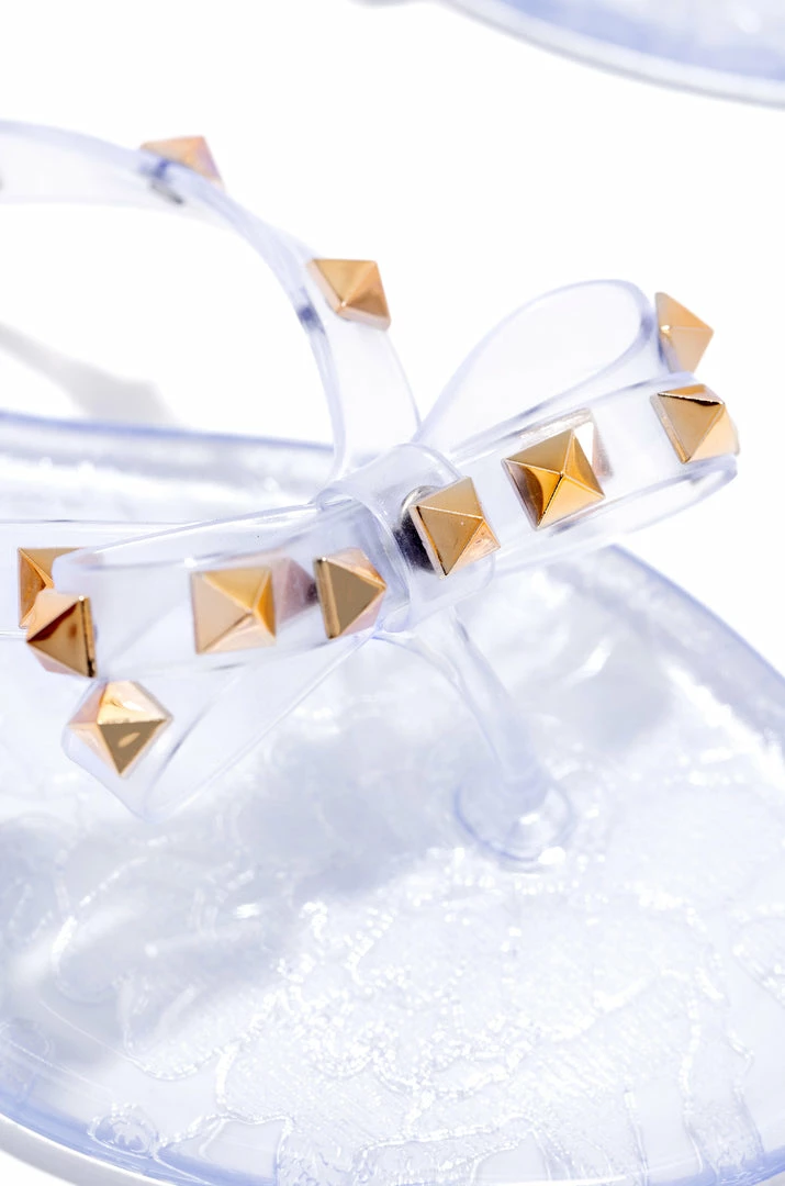 WDIVA Miss Posh - Clear Shoes