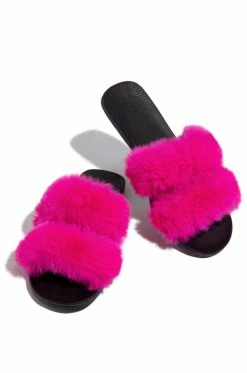 BBOO Fur Fun - Pink Shoes