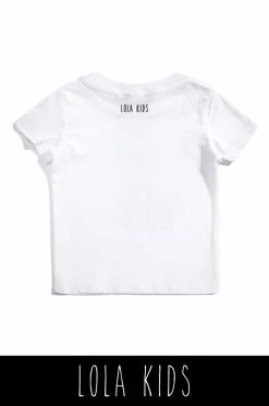 LOLAKID Tops Motivated AF Kids Tee - White
