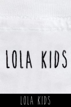 LOLAKID Tops Motivated AF Kids Tee - White