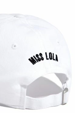 MSLOLA Accessories Can't Stop Won't Stop Hat - White