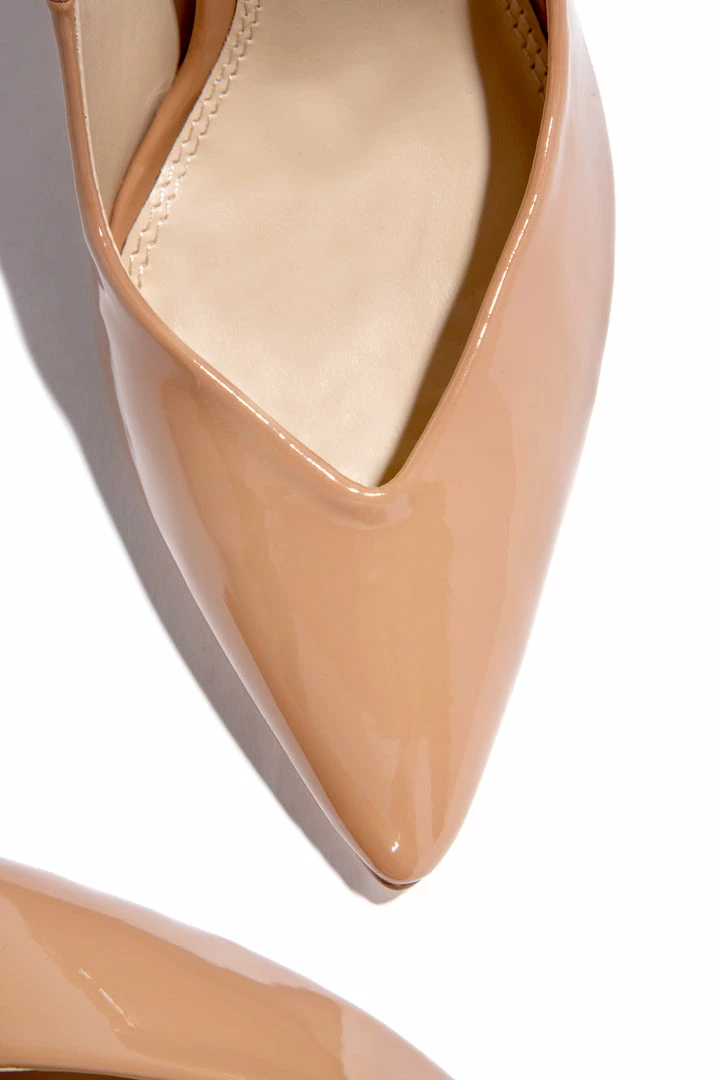 MSLOLA Stassi - Nude Pat Shoes