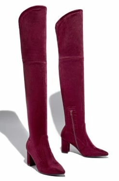 WDIVA Always Yours - Burgundy Shoes