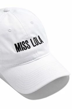 MSLOLA Miss Lola Hat - White