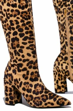 LILIA Make A Statement - Tan Leopard Shoes