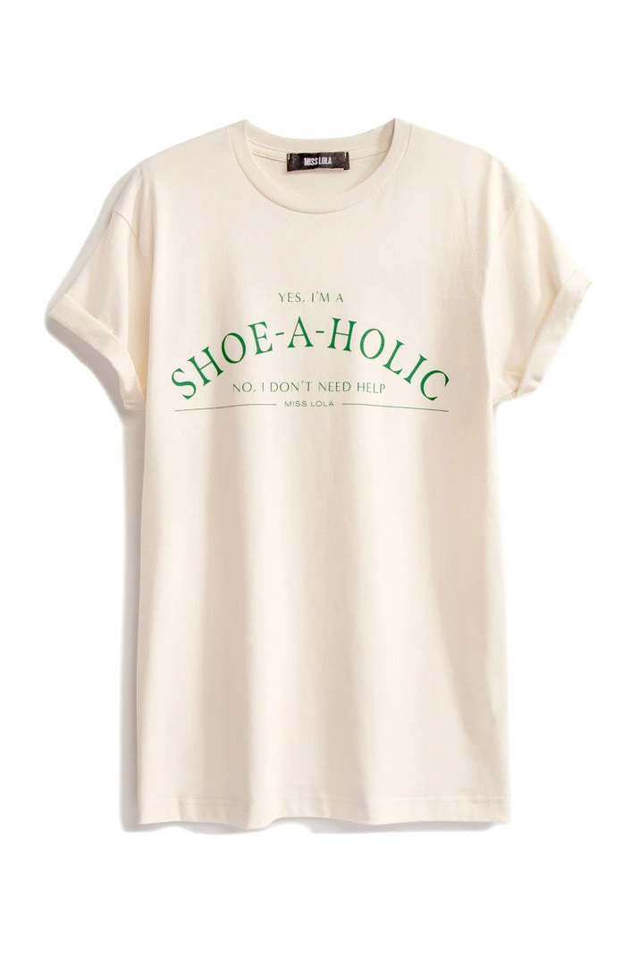 MSLOLA Loungewear Shoeaholic Tee - Green