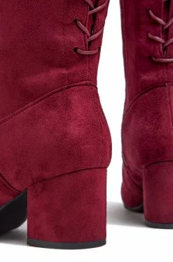 TOPM Shoes Downtown Girl - Burgundy