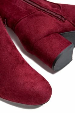 TOPM Shoes Downtown Girl - Burgundy