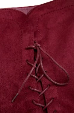 TOPM Shoes Downtown Girl - Burgundy