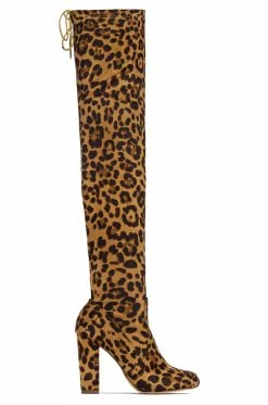 OLVJAY Shoes Way Up High - Leopard