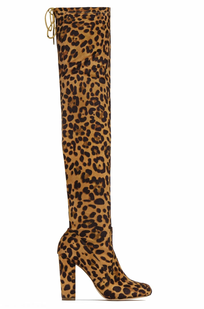 OLVJAY Shoes Way Up High - Leopard