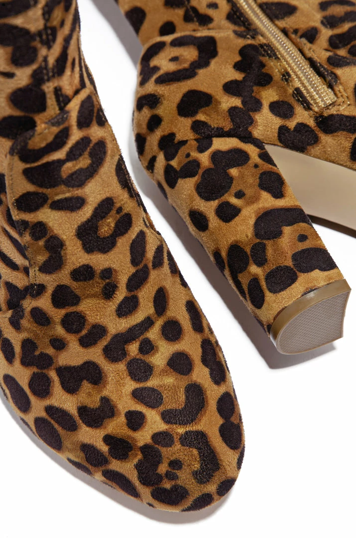 OLVJAY Shoes Way Up High - Leopard