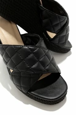 NATBREEZE Shoes Life Is Good Wedge - Black