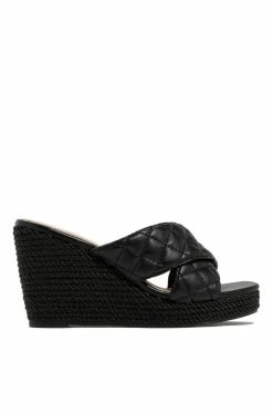 NATBREEZE Shoes Life Is Good Wedge - Black
