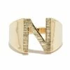 FA N Initial Ring - Gold Accessories