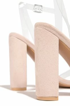 SOME Photo Icon - Nude Suede Shoes